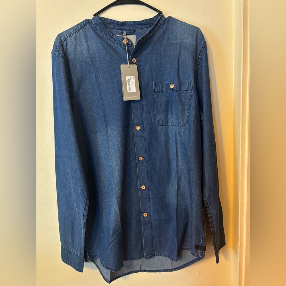 Bench 🇬🇧 Classic Blue Denim Shirt